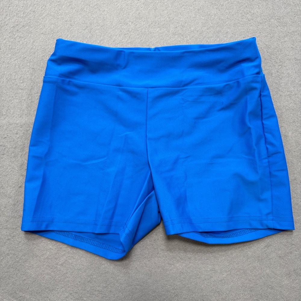 Tzu Tzu Athletic Shorts Women's XS Blue Compression Golf Tennis Gym Activewear